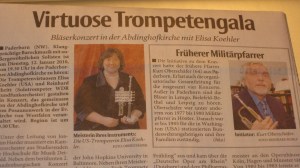 Trompetengala newspapaer